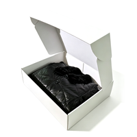 Boîtes d'expédition en carton ondulé personnalisées avec gaufrage et doublure en éponge – Emballage écologique et recyclable pour chaussettes en fourrure avec fermeture magnétique haut de gamme