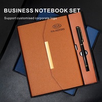 Articles promotionnels d'entreprise, agenda en PU, papeterie, cadeau, journal personnalisé, bureau, A5 avec stylo, coffret cadeau