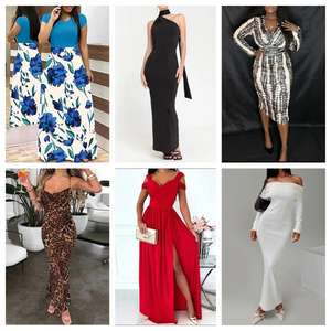 Robe décontractée d'été 2026 en stock, vente en gros, robe ample pour femme, expédition aléatoire - Product Image 1