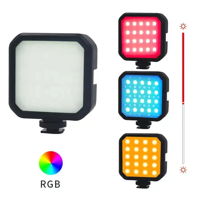 W70 Full Color RGB Fill Light Camera Accessories Live Streaming Equipment 70 LED Beads High Brightness Photo Studio Lights