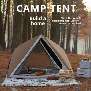 Carpa Triangular para Camping en <span class=keywords><strong>Playa</strong></span>, para las Cuatro Estaciones, Portátil, de Apertura Rápida, Automática, Sin Necesidad de Ensamblaje, de Tela Oxford - Product Image 3