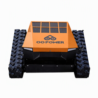 Tondeuse rotative industrielle autotractée 4 temps 190cc à essence avec télécommande et fonctions robotisées automatiques 1200-1500W