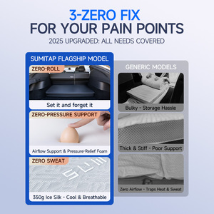 Nova Embalagem Luxuosa Compressível com Borracha para Colchão de Carro Portátil Oculto de Algodão com Memória Modely/Huanxin Y - Product Image 3