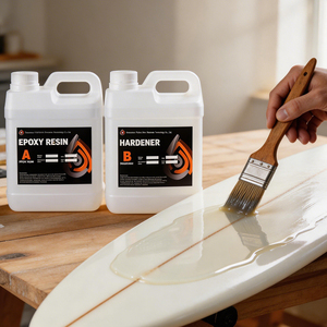 Nhựa Epoxy thân thiện với môi trường, chống thấm nước biển 2:1 dành cho ván lướt sóng - Độ cứng cao, khả năng chống ăn mòn nước mặn tuyệt vời, tự san phẳng - Product Image 1