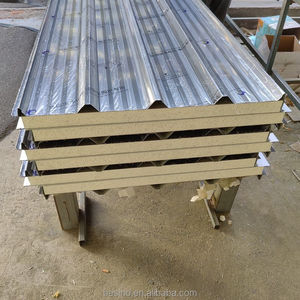 Panneaux de toiture isolés à prix avantageux, panneaux sandwich en PU ignifuges, structure en acier pour entrepôt de construction - Product Image 6