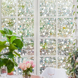 Etiqueta estática de adoquines GANI, película de <span class=keywords><strong>privacidad</strong></span>, calcomanías de arcoíris, vinilo decorativo 3D teñido para construir <span class=keywords><strong>ventanas</strong></span> de vidrio de Hotel - Product Image 6
