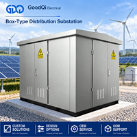 Transformateur haute tension préfabriqué de type boîtier, protection IP40, enceinte métallique pour la distribution d'énergie industrielle