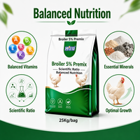 Prémélange à 5 % pour poulets de chair - Formule nutritionnelle complète avec vitamines et minéraux pour poulets de chair de grande taille, croissance maximale, service OEM