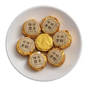 High Quality Chinese Pu-erh Tea Tuocha Yunnan Pu'er tea 2001Mini gold cake aged dark tea