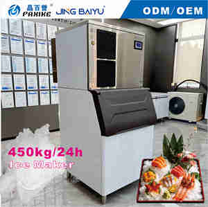 Machine à glace en flocons industrielle à haute productivité, fabrication automatique de glace pour les fruits de mer, vente en gros d'usine en Chine - Product Image 2
