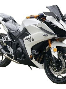 Moto sportive compacte EU R3 Ares, locomotive lourde, bicylindre, essence, 400cc HL200-4H, 150 km/h - Product Image 5