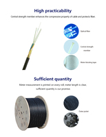 Câble à fibres optiques SC soufflé à sec Hongan GCYFY 120 cœurs avec blocage d'eau et garantie d'un an Chine