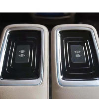 Chargeur sans fil pour voiture 12-24V pour Mercedes Benz CLS/Classe S Véhicules utilitaires Charge rapide pour USB-C Intérieur de voiture
