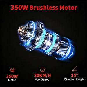 Vélo électrique réglable 350w freins à disque mécaniques avant arrière Mini vélo électrique pliable avec batterie au lithium 7.8ah - Product Image 3