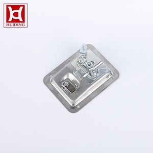<span class=keywords><strong>Cerradura</strong></span> de paleta empotrada de acero inoxidable de alta resistencia con bloqueo <span class=keywords><strong>multipunto</strong></span> para caja de herramientas de camión, mango plegable con junta y llaves - Product Image 3