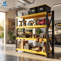 Système d'étagères de stockage commercial, étagère en acier réglable sans boulons, légère, multi-niveaux, OEM
