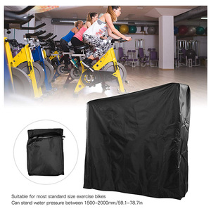 Funda antipolvo para cinta de correr, 123cm x 142cm x 58cm, tela Oxford impermeable, protector para bicicleta de ejercicio, color negro, duradero - Product Image 4