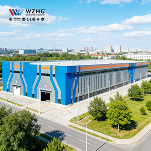 Entrepôt industriel préfabriqué en acier au carbone Q355b, durable et personnalisable, pour la distribution commerciale, l'usine, l'atelier, l'hôpital - Product Image 1