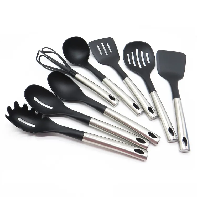 Hot sell Professional 8pcs cooking set Nylon kitchen utensils