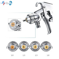 Pistolet à peinture pneumatique, pistolet à peinture par gravité, pistolet à peinture à air, buse de 1.3mm W-71 pistolet à peinture