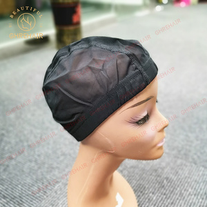 Ghrehair — perruque respirante, bonnet en maille, couleur noire, pour la fabrication de perruques, usb, offre spéciale - Product Image 2