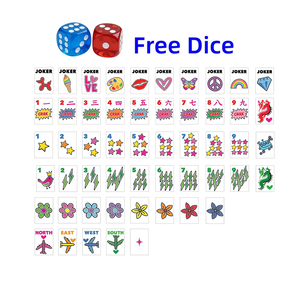 Série de jeux de Mahjong de luxe personnalisés, tuiles de Mahjong américaines gravées, ensemble de luxe, tuiles de Mahjong américaines - Product Image 2
