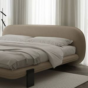 European Luxury <b>Hotel</b> Bed Modern Double Leather Frame Nordic Design Bedroom Furniture - Product Image 2