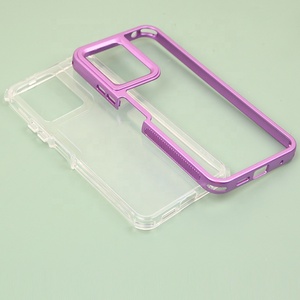 Fabrica nuevo 360 2 in 1 carcassa borde metaliz <span class=keywords><strong>ada</strong></span> fundas estuches custodia protettiva per PC custodia protettiva per accessori iphone - Product Image 4