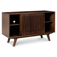 Offre Spéciale de haute qualité en bois de noyer meuble TV Style classique rustique décor de rangement solide pour salon chambre cuisine