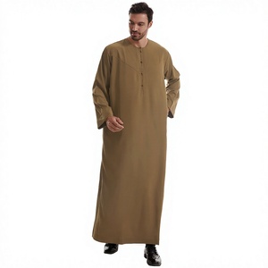 Luxury <b>Men's</b> <b>Thobe</b> Wholesale Muslim Jubba Custom Design Private Label Factory Custom Design <b>Men's</b> <b>Thobe</b> - Product Image 1