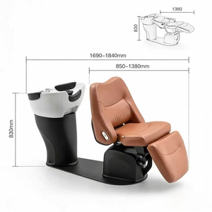 Nueva Cama de Lavado de Cabello Eléctrica Totalmente Automática para Salón de Belleza, Cama de Lavado Giratoria Inteligente de Alta Gama para Peluquería - Product Image 6