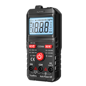 Batería recargable integrada de 200mA, rango automático completo CZD88, multímetro <span class=keywords><strong>Digital</strong></span>, amperímetro y ohmimetro - Product Image 1