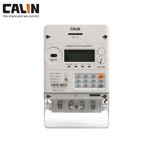 Sertifikalı ön ödeme ölçer AMR/AMI sistemi tek fazlı STS DLMS enerji sayaçları CA168-MJ02 yüksek doğruluk 1.0 dijital ekran - Product Image 3