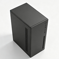Boîtier PC Gaming H7 Mini Tower MicroATX ITX pour GPU long, support HDD 3.5, panneau latéral en verre trempé RGB, châssis DIY en stock