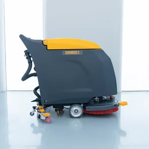 M50 Tegel Vloerreiniger Op Batterijen Werkende Commerciële Compacte Wandeling Achter Floor Scrubber