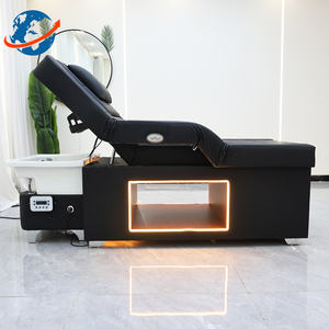 Multifunktion ales Thai <span class=keywords><strong>Massage</strong></span> bett Salon Elektrische Rückenlehne Lift Pediküre Haar wasch stuhl Kopf Spa Shampoo Bett - Product Image 2