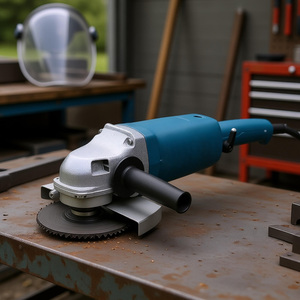 Meuleuse d'angle électrique avec interrupteur à glissière pour usage industriel, conditionnement et polissage des surfaces - Product Image 5
