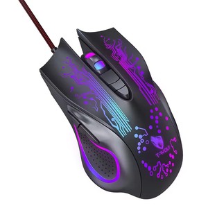 Twolf G630 Quang LED Ánh Sáng Chuột Chơi Game <span class=keywords><strong>USB</strong></span> Có Dây Ergonomic <span class=keywords><strong>3D</strong></span> Tay Phải Chất Lượng Cao Cho PC Máy Tính Xách Tay - Product Image 2