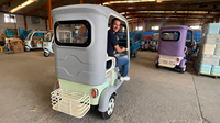 Tricycle électrique 800W à frein à tambour pour passagers, haute performance, vente chaude
