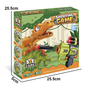Regalo deportivo juego de disparos dinosaurio dardo placa juguete Primavera al aire libre Padre hijo pegajoso bola objetivo juguete - Product Image 2