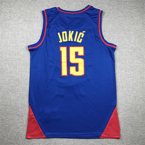 Maglia da basket retrò da uomo 2026 cucita, Nikola Jokic Jamal Murray Aaron Gordon Dikembe Mutombo, taglie S-2XL - Product Image 3