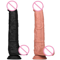 Dildo réaliste extra large en silicone épais avec ventouse pour femmes, jouet sexuel pour adultes