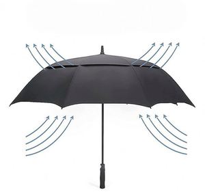 Promoción: Paraguas de Golf Personalizados, Resistentes al Viento, de Fibra de Vidrio, Automáticos, para Publicidad, Regalo Empresarial, Venta Especial - Paraguas de Fábrica - Product Image 4
