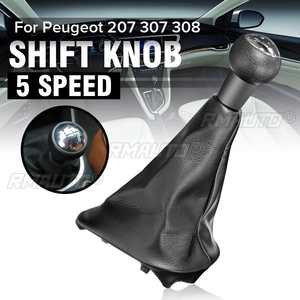 Poignée de levier de vitesses 5 vitesses avec soufflet de protection pour Great Wall Hover, compatible avec Peugeot 207 307 307 CC 308 - Product Image 1