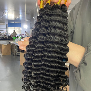 Mlm Bán Buôn Sóng Nước Bện Tóc Pre Căng Nguyên Liệu Việt Nam Boho Bím Tóc Con Người Số Lượng Lớn Cho Phụ Nữ - Product Image 3