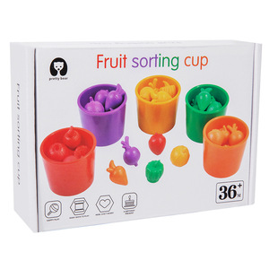 Montessori Early EducationClassification Cups Color Recognition Matching Training Montessori Educational Toy for Boys Girls - Product Image 4