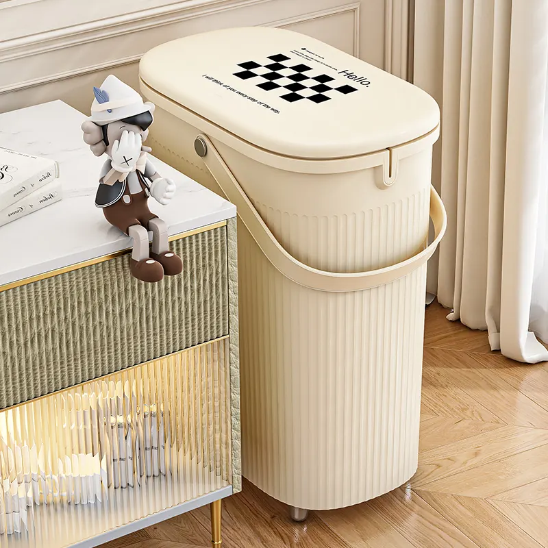 Rectangular room Trash Bin Household Large Size Paper Basket Creative Classification trash can