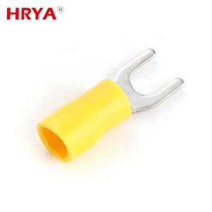 Borne à fourche de presse à froid série SV Borne à <span class=keywords><strong>gaine</strong></span> <span class=keywords><strong>pré</strong></span>-isolée en PVC Borne à extrémité froide de type U Y - Product Image 4