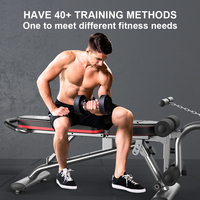 Haltères en métal épais de fabrication personnalisée Snode avec poids pliable et banc réglable pour la musculation