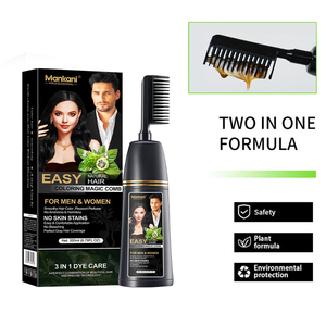 Peigne de teinture permanent pour cheveux noirs OEM bouteille d'applicateur de teinture pour cheveux bio crème de teinture pour cheveux de marque privée - Product Image 5